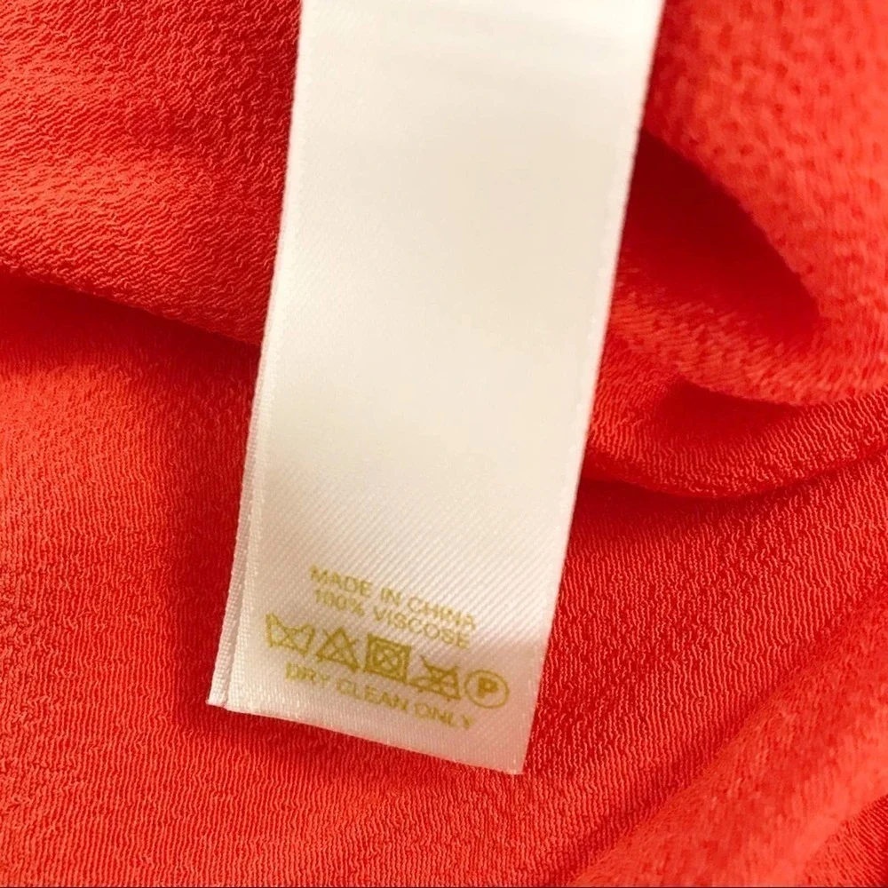 Kate spade bow villa orange dress size 10